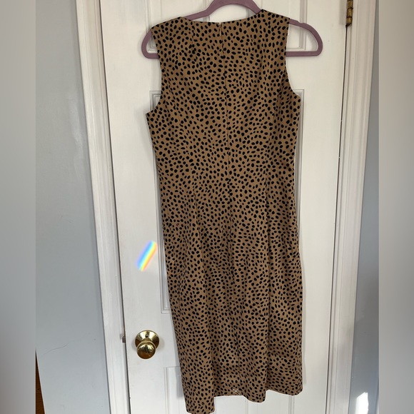 J. Crew, size 4, sheath-style dress in cheetah/animal print. New with tags. - Picture 4 of 10